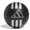 adidas 3-Stripes Rubber Mini - basketbal - zwart