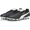PUMA KING TOP FG/AG Unisex Sportschoenen - Zwart/Wit/Goud - Maat 42