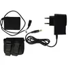 Vhbw - 1x Bloc de batteries pour lampes de vélo (7800mAh, 8,4V, Li-ion), tissu hydrofuge + chargeur
