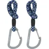 Lässig MIX Stroller Hooks Cord Kinderwagenkoord met haken 2 pcs black/blue/vanilla
