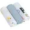 Lässig Lot de 3 langes Happy Fruits Citron (80 x 80 cm)