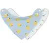 Lot de 2 bavoirs bandanas avec col bénitier Happy Fruits Citron
