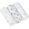 Lässig Swaddle & Burp Doek M GOTS (3 stuks) - Happy Fruits - Blue