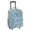 Lässig Valise à roulettes Pattern Party bleu