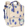 Mini Sac à dos bébé carré Happy Trails Grenouille (20,5x27 cm)