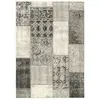 KARAT Tapis d'extérieur Pour terrasse et balcon Coton Gris 200 x 290 cm