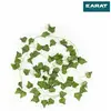 Guirlande de lierre artificiel - KARAT - Pack de 12 - Longueur 215 cm - Aspect naturel - Résistant au soleil
