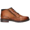 Bottines homme - Bugatti - Ref 63599 - Cuir - Lacets - Marron