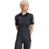 adidas Performance Tempo 3-Stripes Wielrenshirt - Dames - Zwart- L