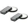 VHBW vhbw Lot de 4 filtres compatible avec Rowenta Silence Force Cyclo...