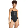 adidas Performance Ripstream 3-Stripes Tie-Back Badpak - Dames - Zwart