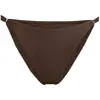 adidas Sportswear Iconisea Ribbed Bikinibroekje - Dames - Bruin