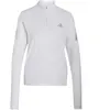 Maillot manches longues 1/4 zip femme adidas Iconic Adi365 Blanc M