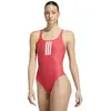 Adidas Performance 3-Stripes V-Back Badpak - Dames - Rood