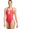 Adidas Performance 3-Stripes V-Back Badpak - Dames - Rood