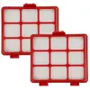 Vhbw - 2x Filtre compatible avec Beko vco 32803 af, vco 32802 ad aspir...