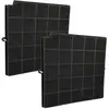 2x Filtres à charbon actif compatible avec Airforce F97B 90 FSEV4, F54...
