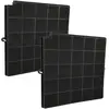 vhbw 2x Filtres à charbon actif compatible avec Airforce EG8832 F54 90...