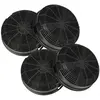 4x Filtres à charbon actif compatible avec Zanker ZKC6141X, ZKC9141X h...