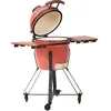 BELIANI KAMADO - Houtskoolgrill - Rood - Keramiek