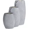 Fontaine de jardin ARKLE LED Gris