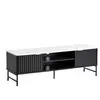 Meuble Tv Glastonbury Marbre Blanc