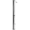Douche d’extérieur solaire TOPOCALMA Argenté