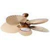 BELIANI Ventilateur de plafond avec lampe BORMEJO Avec télécommande Doré