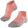 FALKE RU4 Short Hardloopsokken anti blaren, gemiddelde padding katoen sportsokken dames rood - Maat 37-38