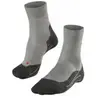 FALKE RU4 Wool Hardloopsokken anti blaren, gemiddelde padding merinowol sportsokken dames grijs - Maat 41-42