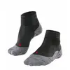FALKE TK5 Short Wandelsokken anti blaren, lichte padding merinowol sportsokken dames grijs - Maat 35-36