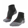 FALKE TK5 Short Wandelsokken anti blaren, lichte padding merinowol sportsokken dames grijs - Maat 39-40