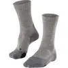 FALKE TK2 Wool Wandelsokken anti blaren, medium padding merinowol sportsokken dames beige - Maat 39-40