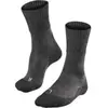 FALKE TK1 Wool Wandelsokken anti blaren, maximale padding merinowol sportsokken dames grijs - Maat 41-42