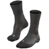 FALKE TK1 Wool Wandelsokken anti blaren, maximale padding merinowol sportsokken dames grijs - Maat 35-36