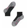 FALKE TK5 Short Wandelsokken anti blaren, lichte padding merinowol sportsokken dames zwart - Maat 37-38
