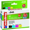 Edding EDD-540 inktcartridge 4 stuk(s) Compatibel Zwart, Cyaan, Magenta, Geel