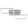 Leuchten Direkt Paul Neuhaus amanda - Plafondlamp - 3 lichts - L 64 cm - Staal