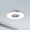 LEUCHTEN DIREKT Ventilateur de plafond led avec éclairage ventilateur plafonnier dimmable avec télécommande, 10 niveaux, 1x led 32W 2600lm 2700-5000K blanc