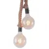 LeuchtenDirekt Luminaires Directs Plafonds Suspendus Lampe Rosée Corde...