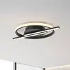 JUST LIGHT Plafonnier LED 14130-18 noir, 17,5 W, 2100 lm, 3000 K, dimm...