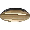 Just Light, Applique + plafonnier, LED Deckenlampe AKUSTIK Holz Akusti...