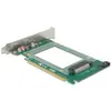Delock Carte PCI Express x16 vers 1 x interne U.2 NVMe SFF-8639, Contr...