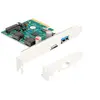 Delock Carte PCI Express x4 vers 1 x externe USB 10 Gbps Type-C  femel...