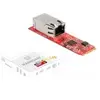 Delock Convertisseur M.2 clé B+M mâle vers 1 port RJ45 2,5 Gigabit LAN...