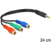 DeLOCK câble vidéo - vidéo composante - 24 cm