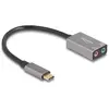 DeLock Carte son externe USB-C avec câble 15 cm