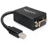 DeLOCK 65256 Adaptateur Mini-DisplayPort vers VGA 0,18 m Noir