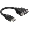 Delock 65327 Adaptateur HDMI mâle - DVI 24+5 femelle 20 cm
