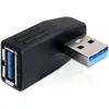 Delock adaptateur usb 3.0 stecker-buchse - 65341 gewinkelt 90° horizontal